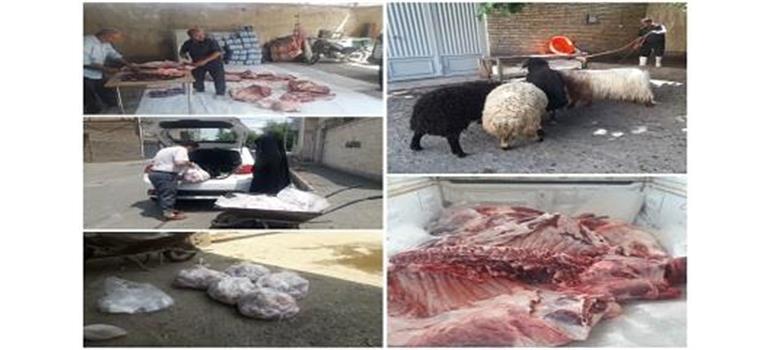 نذر قربانی ۵ رأس گوسفند و ۱ رأس گاو، همزمان با عید قربان در استان آذربایجان غربی