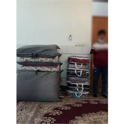 اهدای 7 دست تشک‌وپتو و بخاری گازی توسط حامی نیکوکار