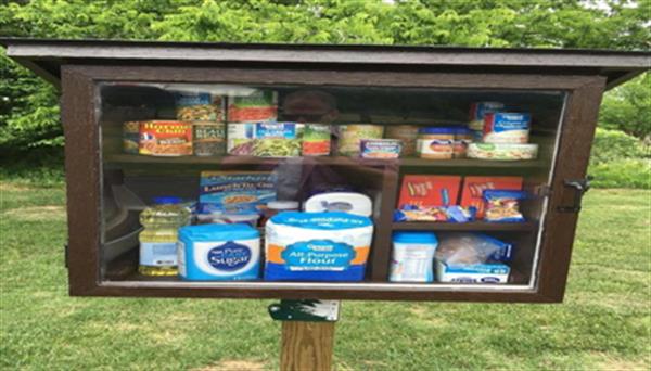 Little Pantry On Street Invites People To Leave Goods For Those In Need