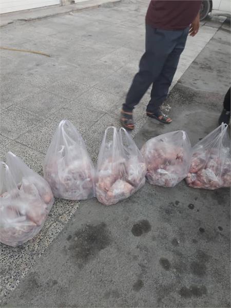 توزیع گوشت قربانی همزمان با زادروز بنیانگذار 11