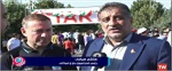 گفتگوی هاشم صیامی رییس فدراسیون دو و میدانی کشور با شبکه ورزش سیما در «جشنواره شور غدیر »