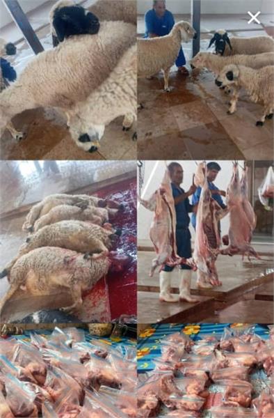 ذبح و توزیع قربانی در کرمانشاه