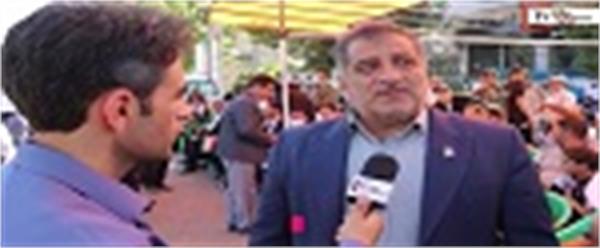 گفتگوی هاشم صیامی رییس فدراسیون دو و میدانی کشور با رسانه سیزین تی وی در «جشنواره شور غدیر »