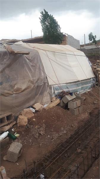 ساخت مسکن برای زلزله‌زدگان قطور 13