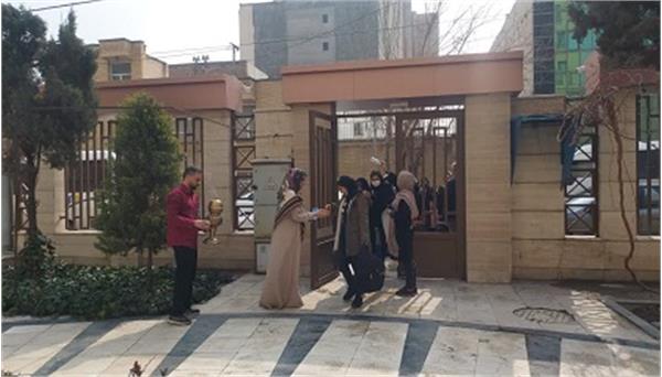 استقبال مدیران موسسه بوتراب از دانشجویان دختر اعزامی به اردوی مشهد مقدس