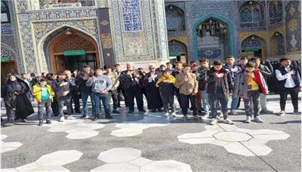 اردوی زیارتی ۱۸۰ نفر از فرزندان تحت حمایت خیریه عترت بوتراب در استان آذربایجان غربی به مشهد مقدس