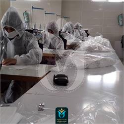 تولید ماسک در کارگاه نرگس