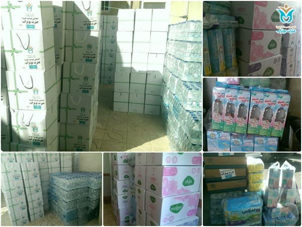 اقلام خریداری شده زلزله