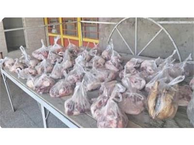 توزیع گوشت قربانی میان ۴۶ خانواده بوتراب در استان ایلام