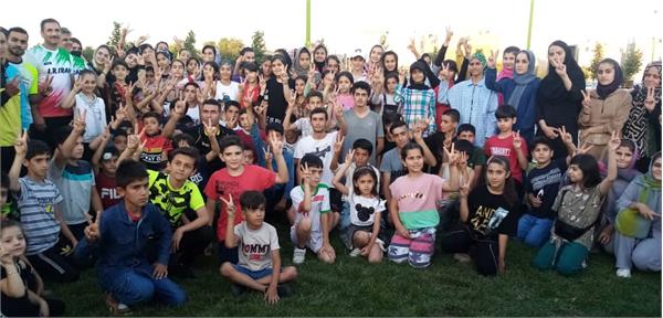 تمرینات آماده سازی فرزندان بوتراب همراه با کادر تیم ملی