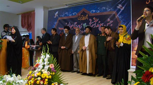 جشن پیوند آسمانی 400 زوج جوان در استان ایلام 52