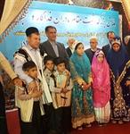 بنیانگذار خیریه «عترت بوتراب» در لباس بختیاری