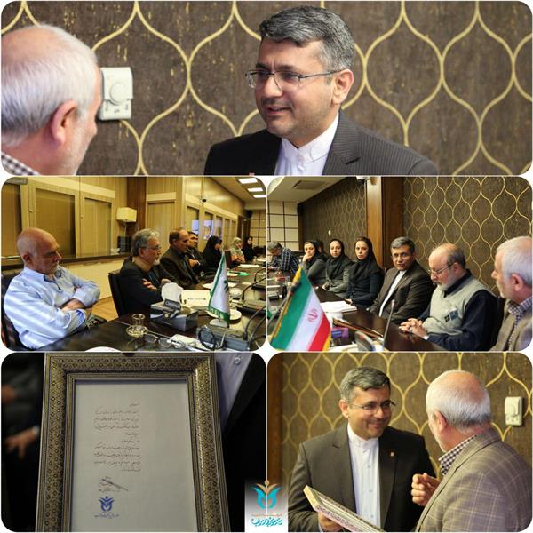 مراسم تودیع مدیر روابط عمومی