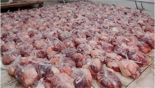 توزیع ۱۰۵۰ بسته گوشت قربانی بین خانواده‌های ایتام در ۷ استان محروم کشور
