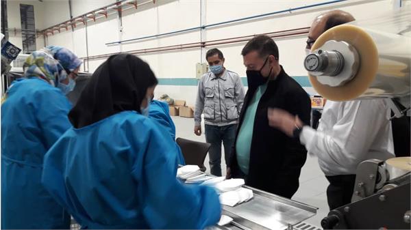 دومین کارگاه تولیدی ماسک در شهرستان خوی 3