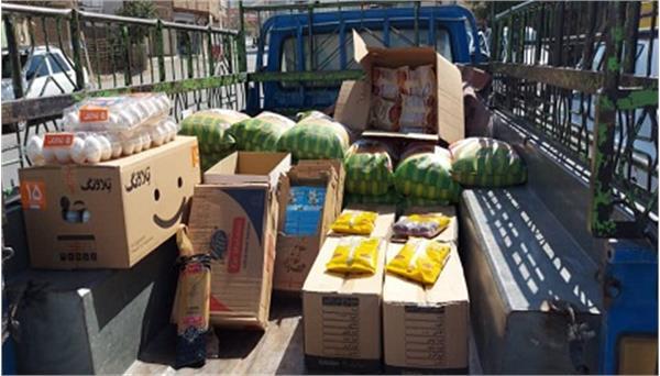 Donation of the basket to children under the age of 6 in Ilam province