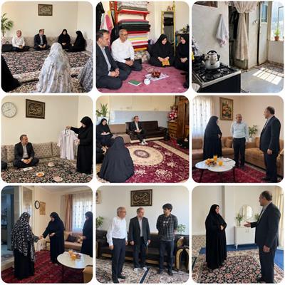 بازدید مدیران خیریه عترت بوتراب از خانواده‌های تحت حمایت در استان ایلام